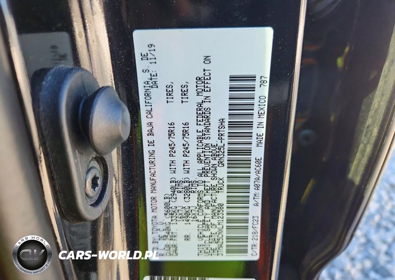 2020 Toyota Tacoma Sr5 V6 VIN:3TMAZ5CNXLM123580 - 12
