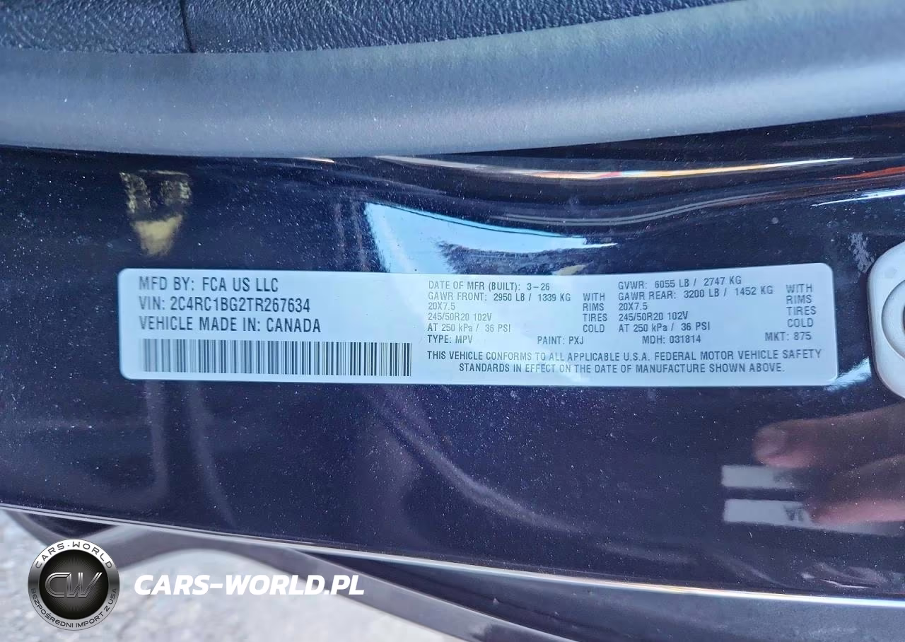 2026 Chrysler Pacifica Select VIN:2C4RC1BG2TR267634 - 13