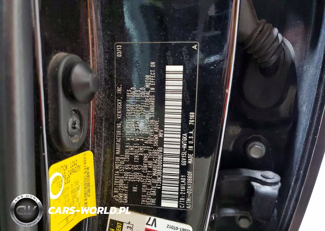 2013 Toyota Venza Xle VIN:4T3BK3BBXDU090780 - 13
