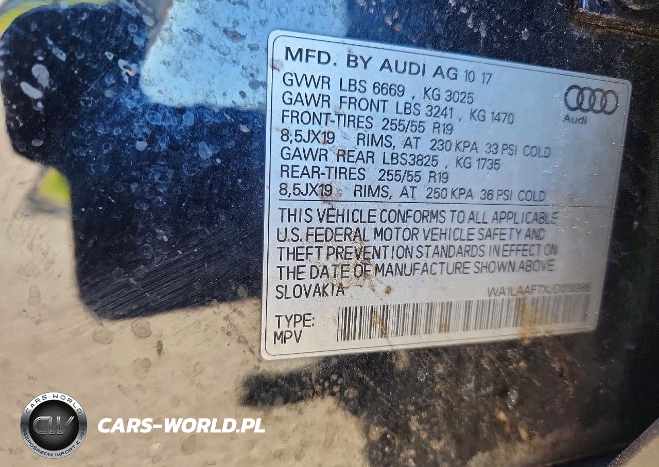 2018 Audi Q7 Premium Plus VIN:WA1LAAF7XJD019986 - 13