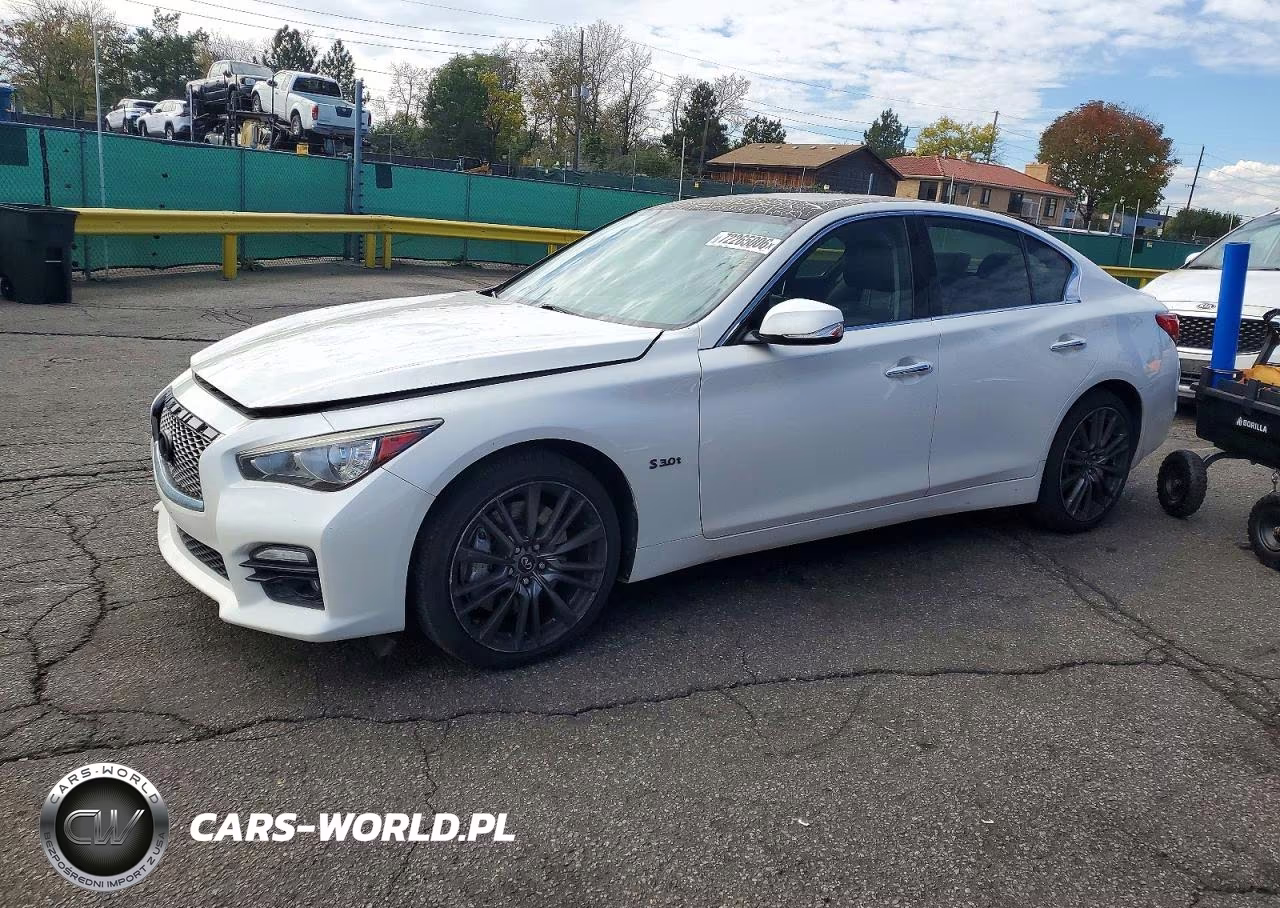 2016 Infiniti Q50 Red Sport 400 VIN:JN1FV7AR7GM451711 - 1