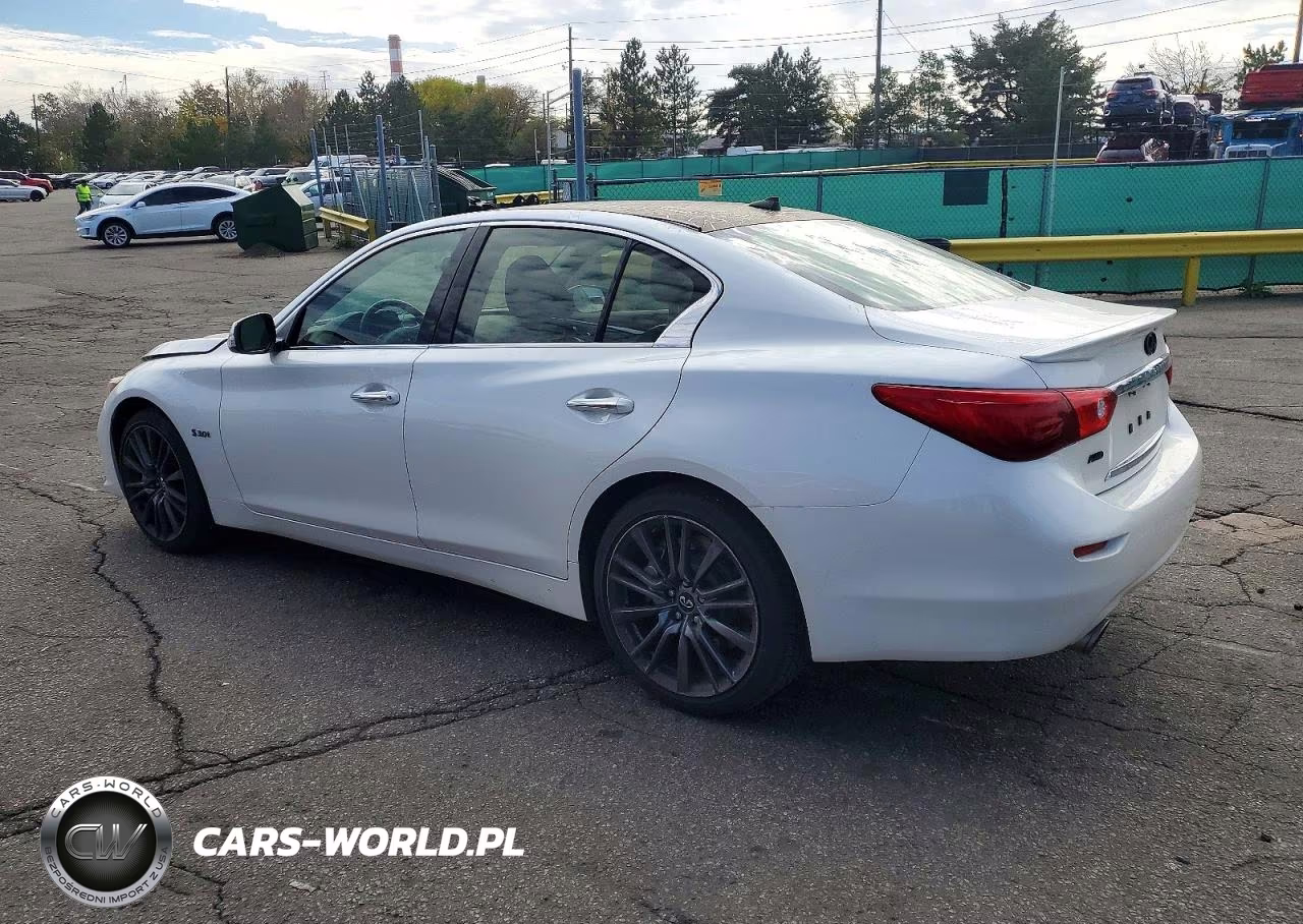 2016 Infiniti Q50 Red Sport 400 VIN:JN1FV7AR7GM451711 - 2