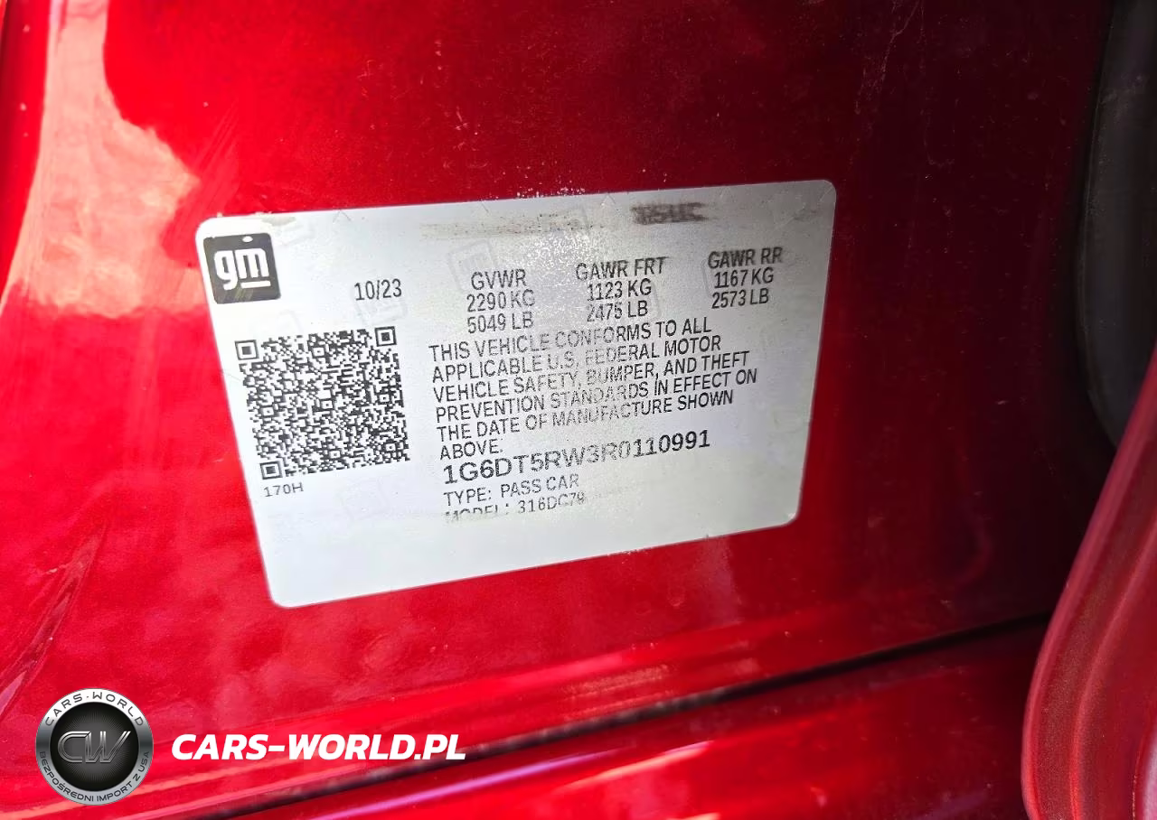 2024 Cadillac Ct5 Premium Luxury VIN:1G6DT5RW3R0110991 - 12