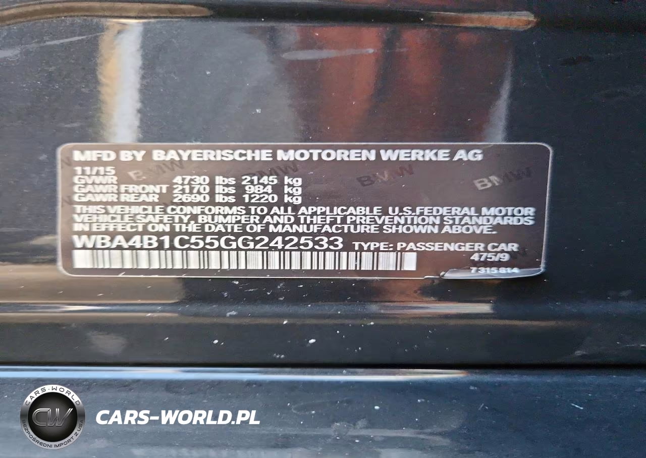 2016 BMW 435 I Gran Coupe VIN:WBA4B1C55GG242533 - 12