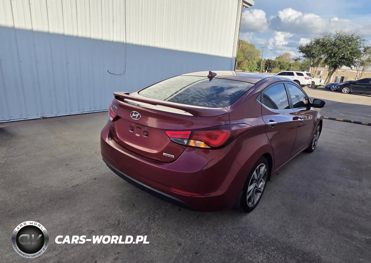2014 Hyundai Elantra Limited VIN:5NPDH4AE6EH532875 - 4