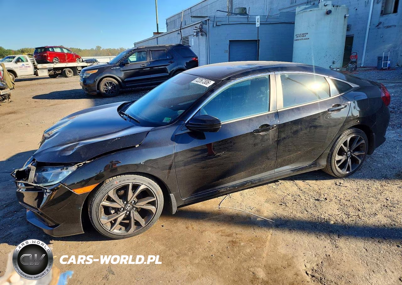 2019 Honda Civic Sport VIN:2HGFC2F85KH589685 - 1