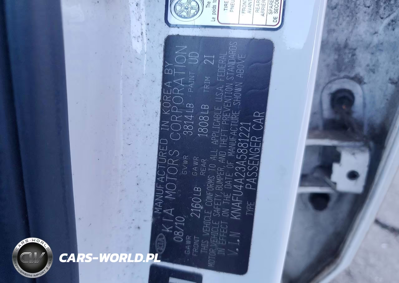 2010 Kia Forte Ex VIN:KNAFU4A23A5881221 - 12