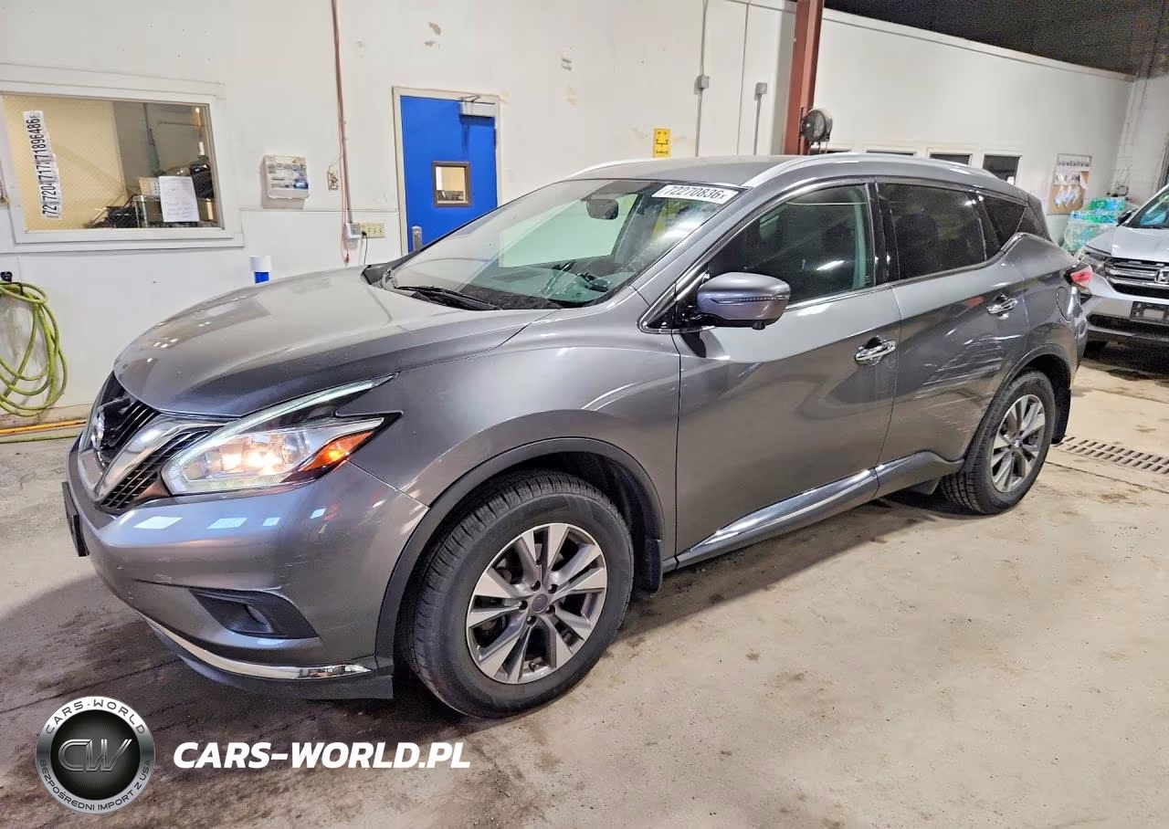 2017 Nissan Murano Sl VIN:5N1AZ2MH5HN116343 - 1