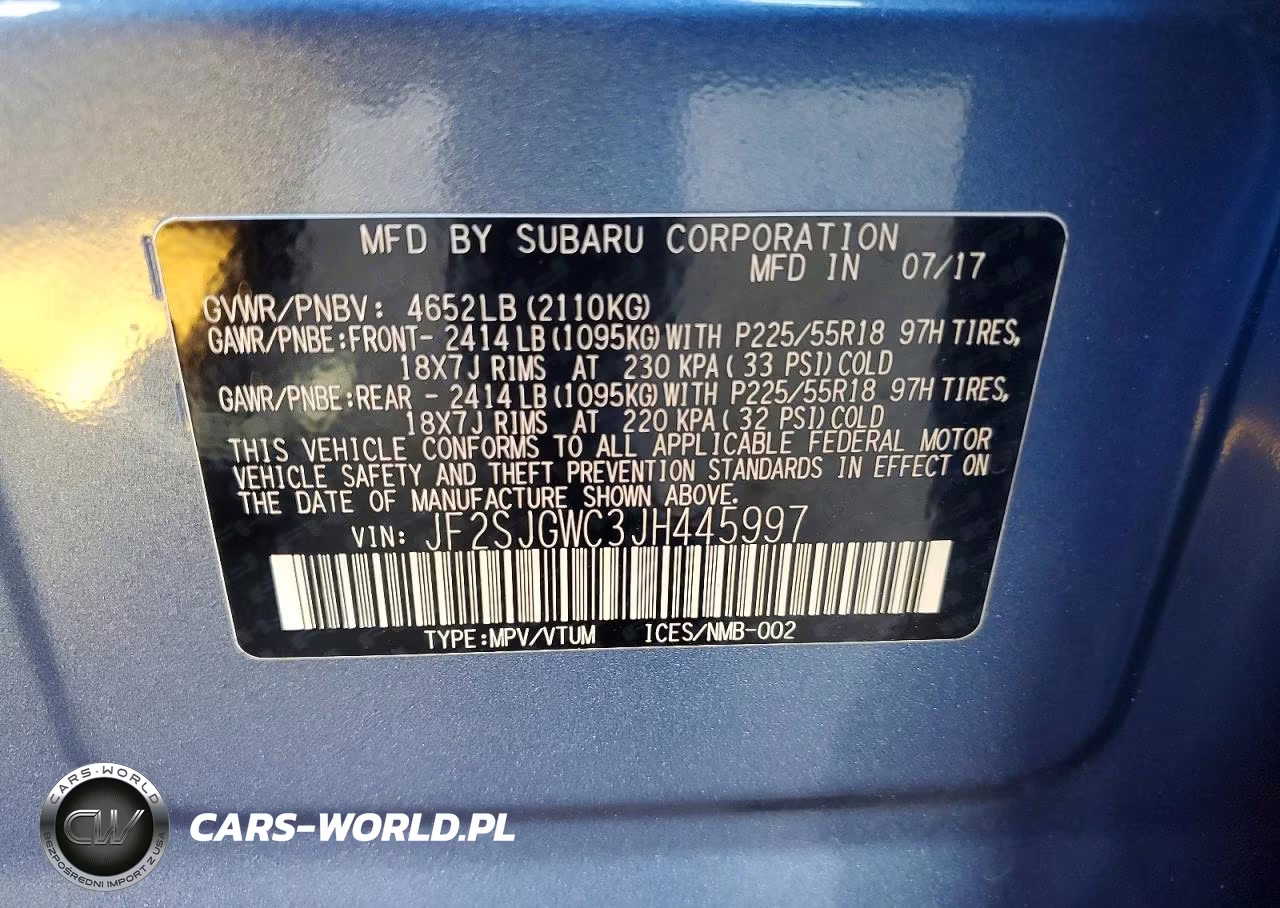 2018 Subaru Forester 2.0Xt Touring VIN:JF2SJGWC3JH445997 - 14