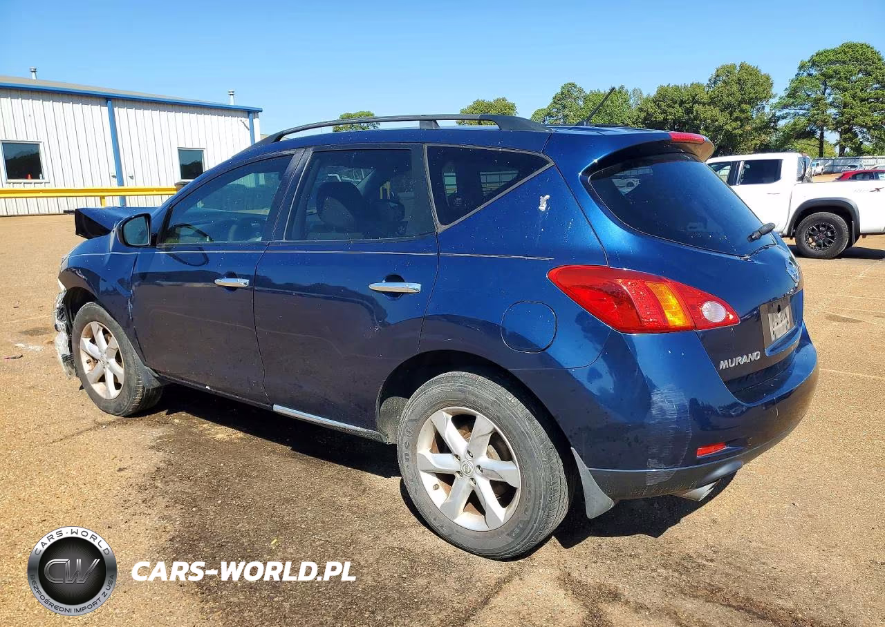 2009 Nissan Murano S VIN:JN8AZ18U99W020978 - 2