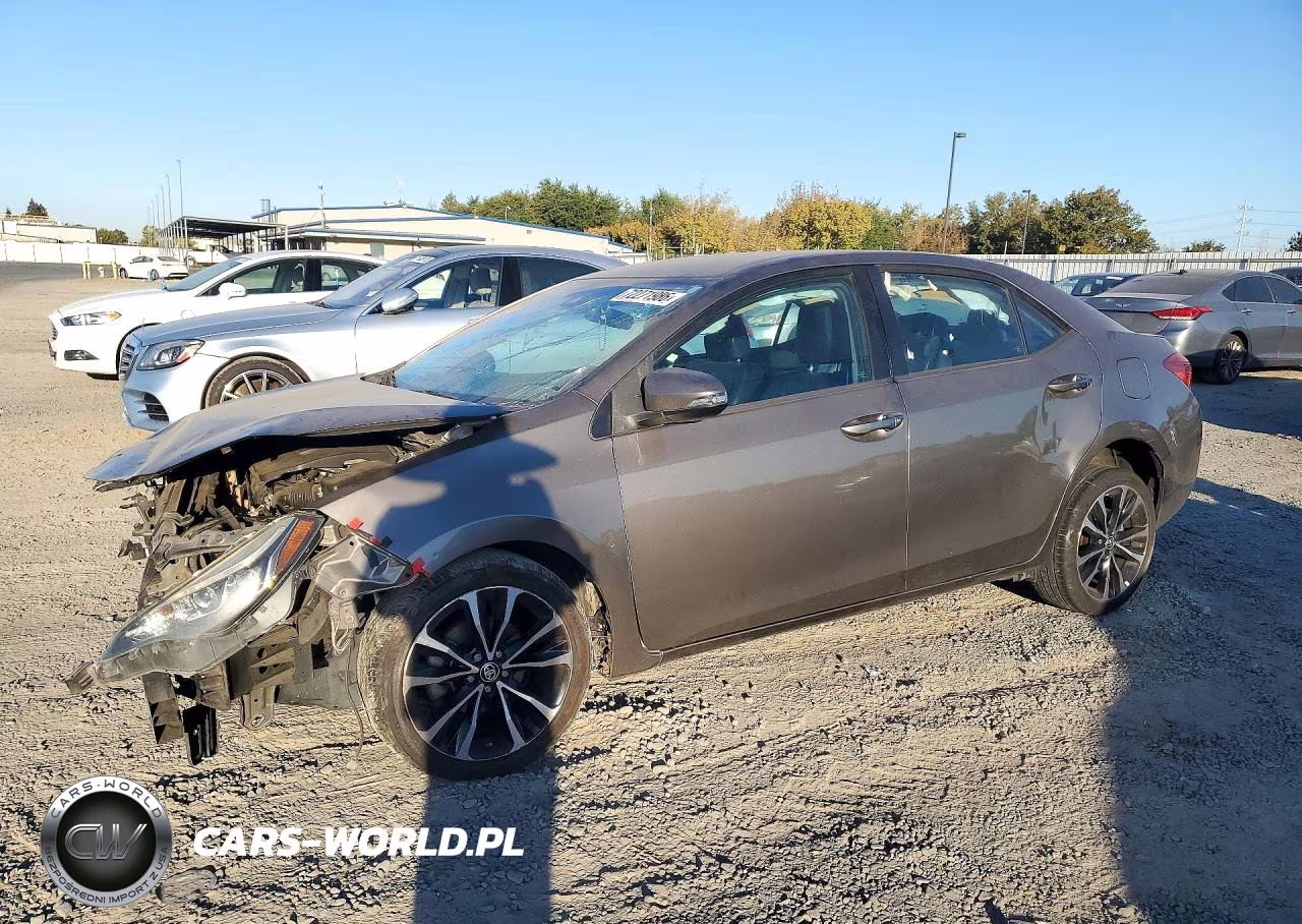 2019 Toyota Corolla Se VIN:2T1BURHE4KC171666 - 1