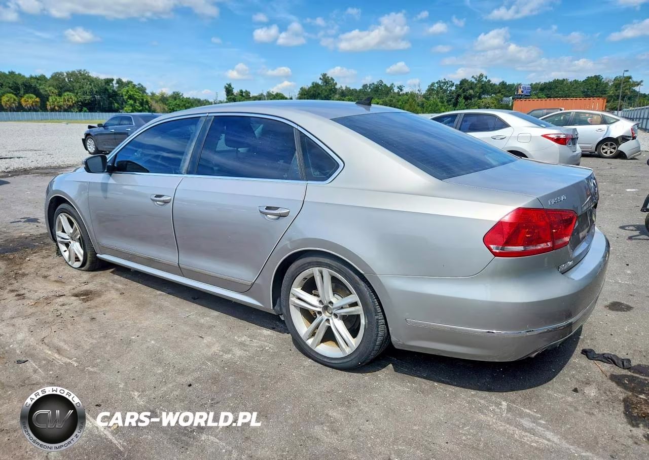 2012 Volkswagen Passat Se VIN:1VWBN7A36CC108912 - 2