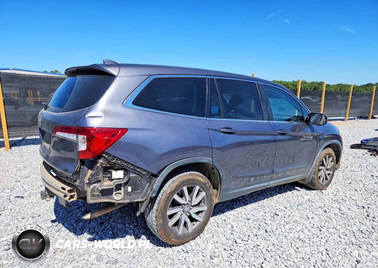 2019 Honda Pilot Exl VIN:5FNYF5H59KB026566 - 3
