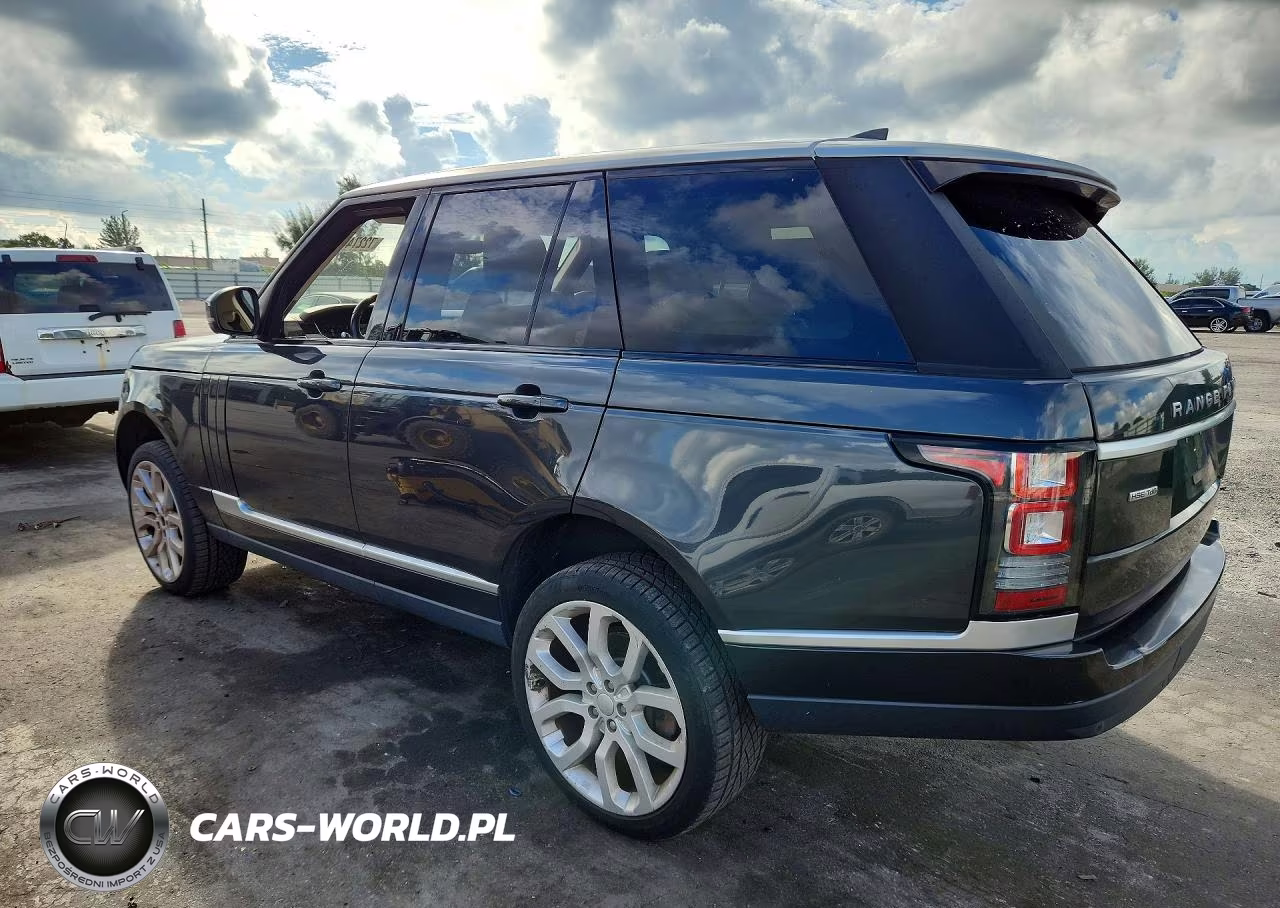 2017 Land Rover Range Rover Hse VIN:SALGS2FK7HA325725 - 2