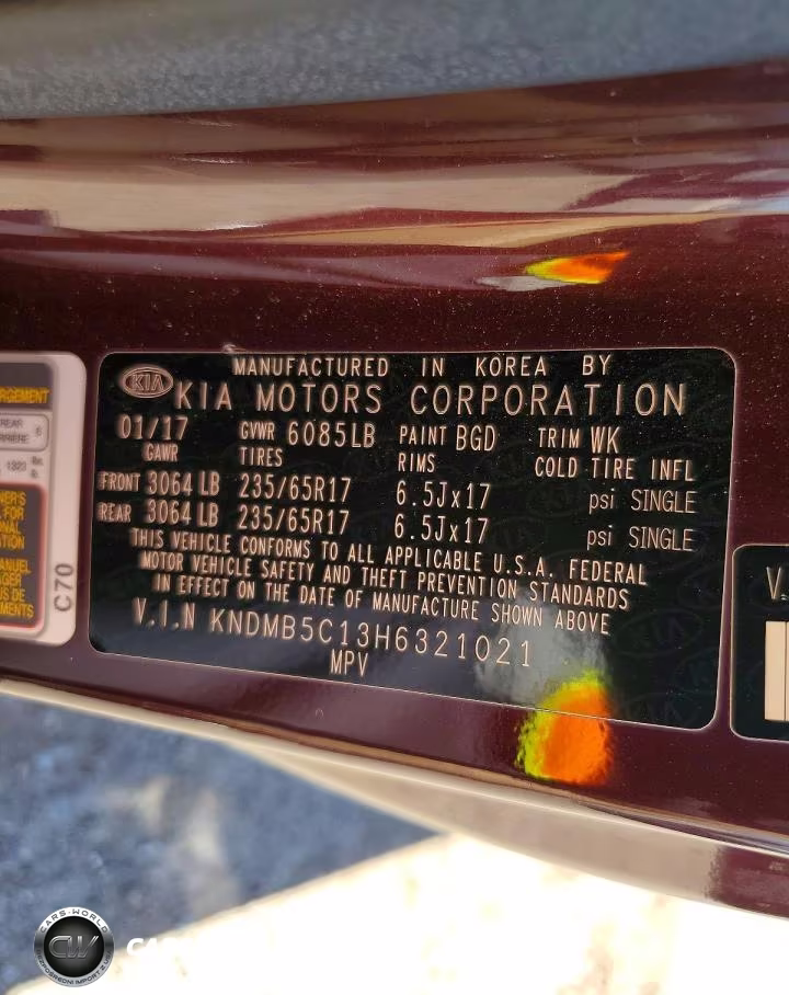2017 Kia Sedona Lx VIN:KNDMB5C13H6321021 - 14