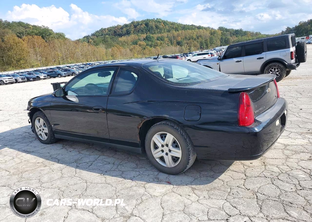 2007 Chevrolet Monte Carlo Ls VIN:2G1WJ15K179331038 - 2
