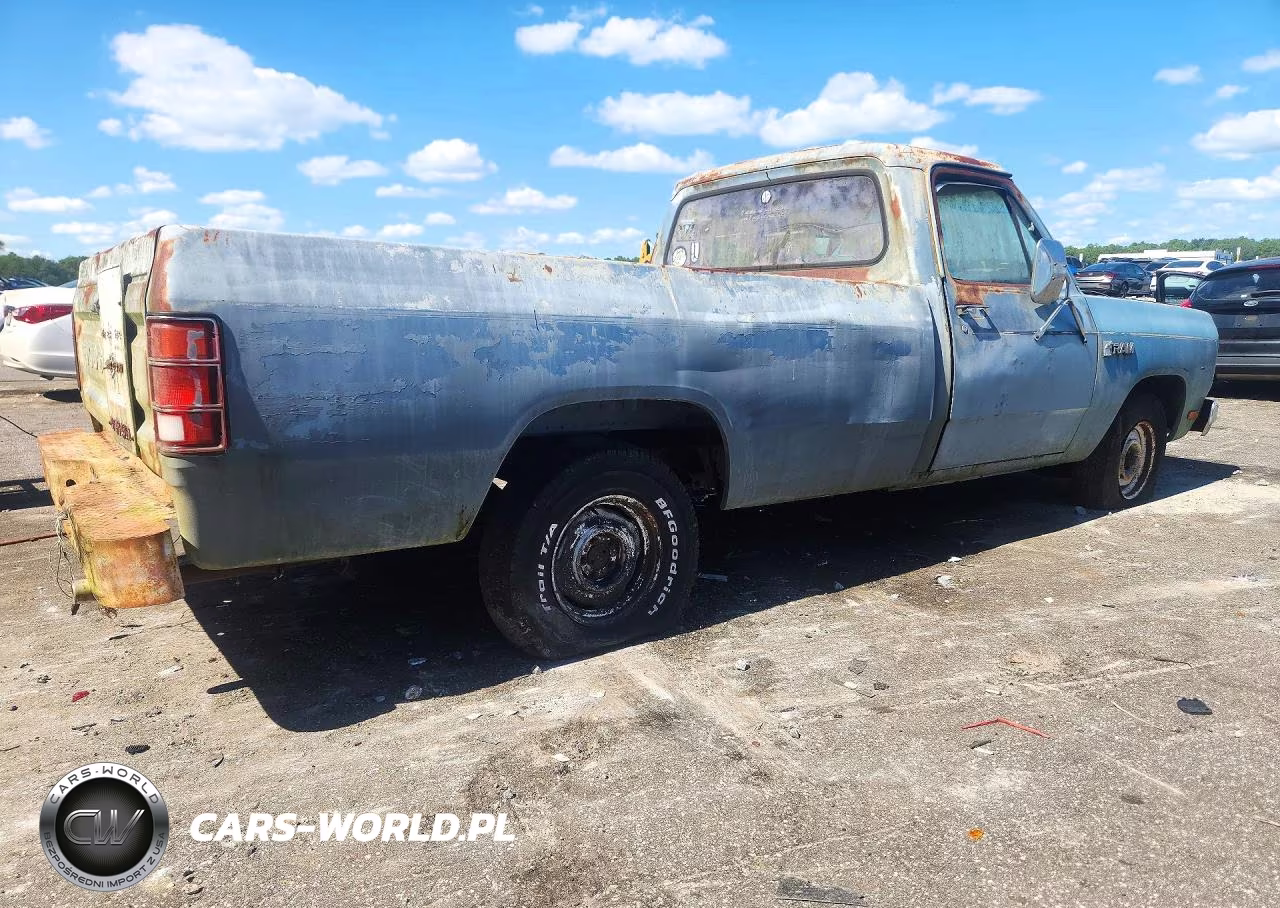 1984 Dodge D-Series D150 VIN:1B7FD14H3ES287639 - 3