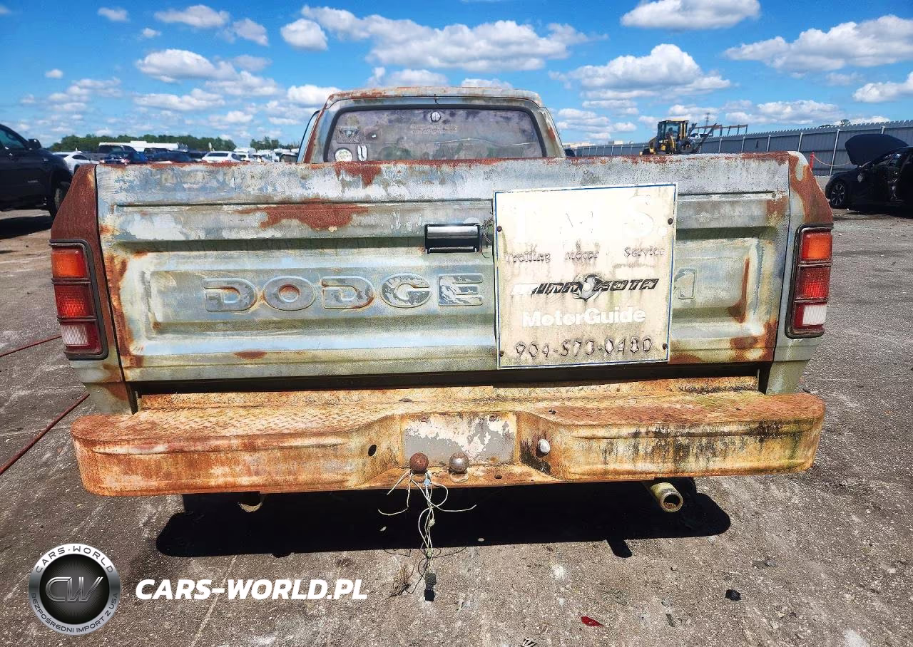 1984 Dodge D-Series D150 VIN:1B7FD14H3ES287639 - 6