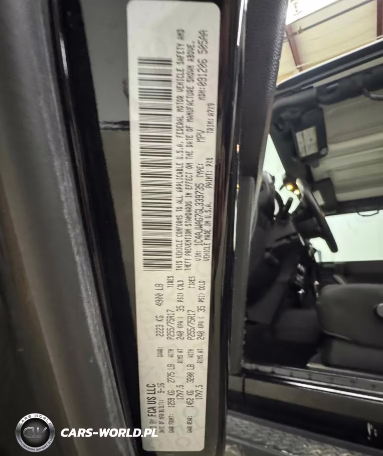 2016 Jeep Wrangler Sport VIN:1C4AJWAG7GL339735 - 10