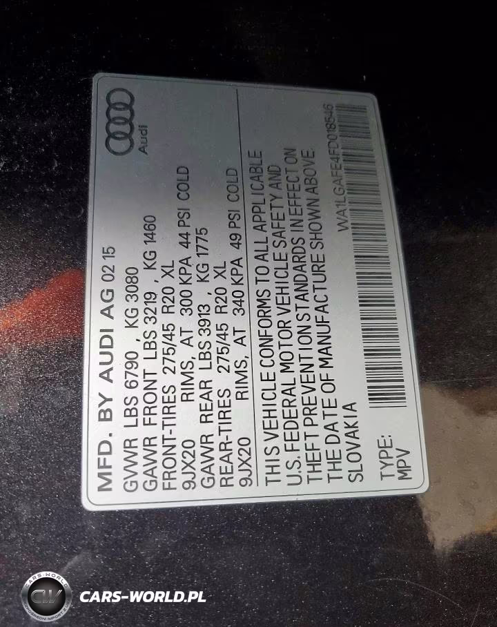 2015 Audi Q7 VIN:WA1LGAFE4FD018546 - 13