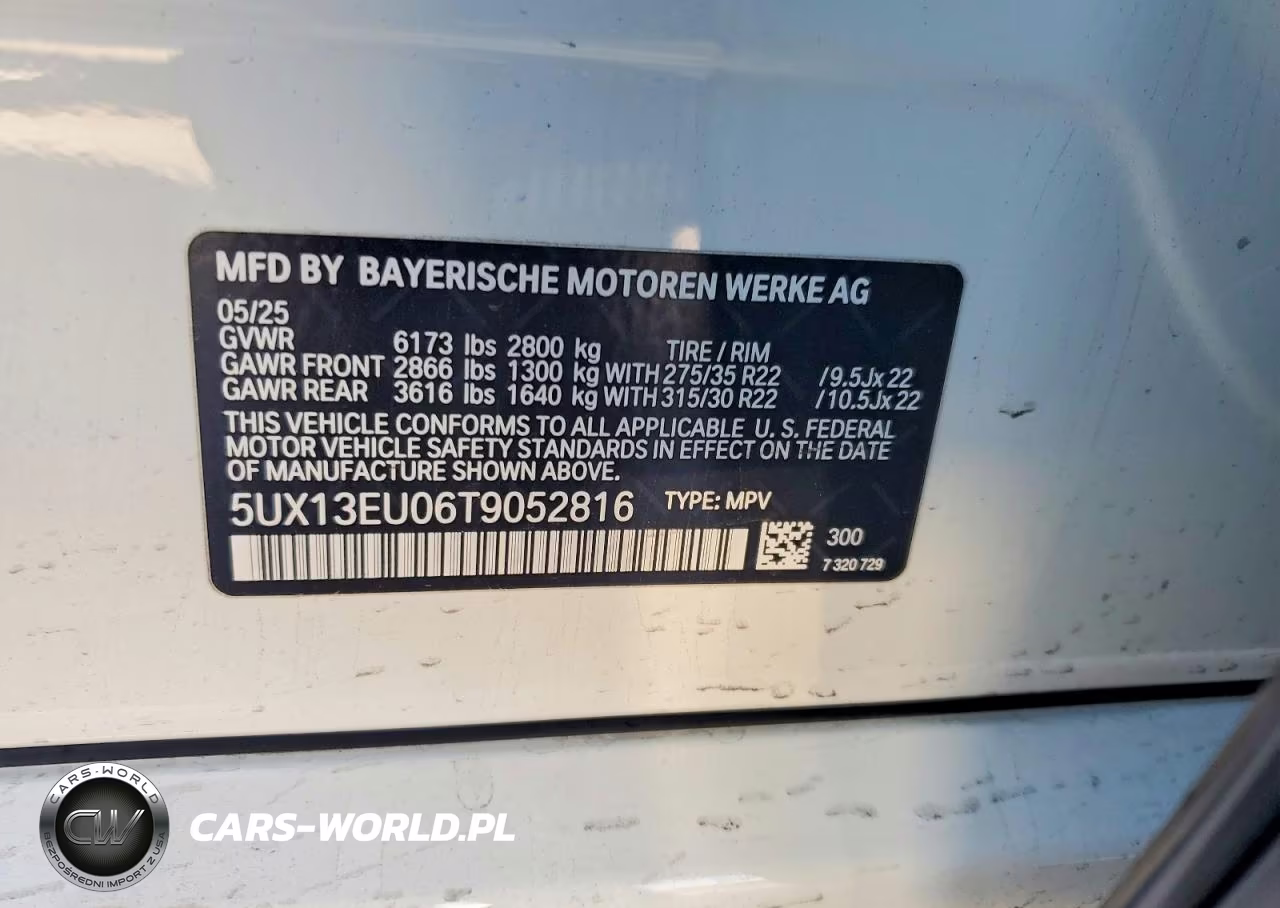 2026 BMW X5 Sdrive 40I VIN:5UX13EU06T9052816 - 13
