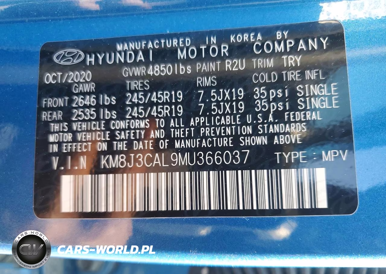 2021 Hyundai Tucson Sport VIN:KM8J3CAL9MU366037 - 14