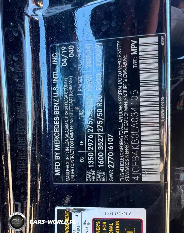 2020 Mercedes-Benz Gle 350 4Matic VIN:4JGFB4KB0LA034105 - 10