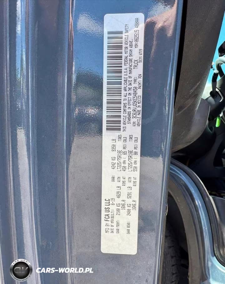 2019 Ram Promaster 3500 3500 High VIN:3C6URVJG5KE548450 - 10