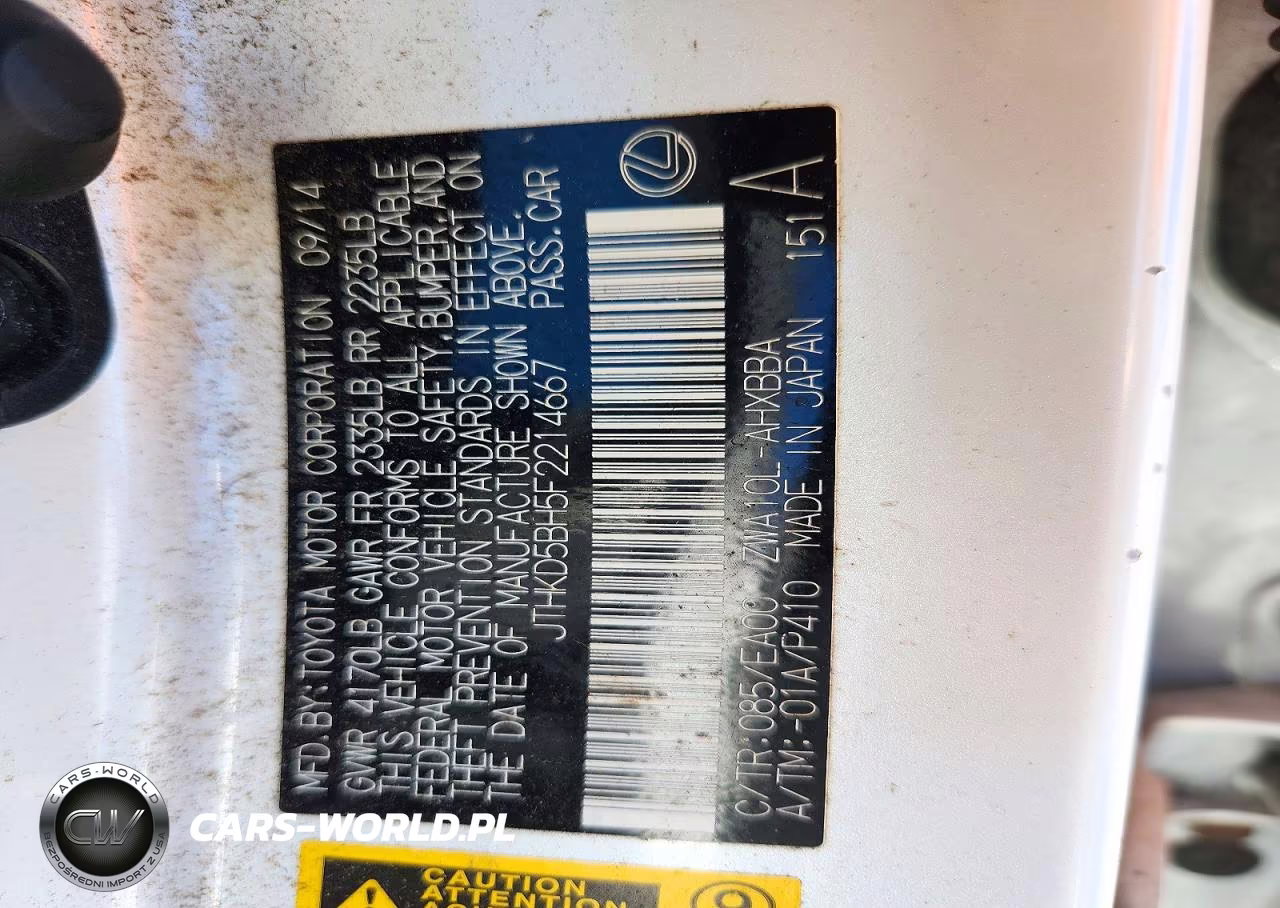 2015 Lexus Ct 200 VIN:JTHKD5BH5F2214667 - 12