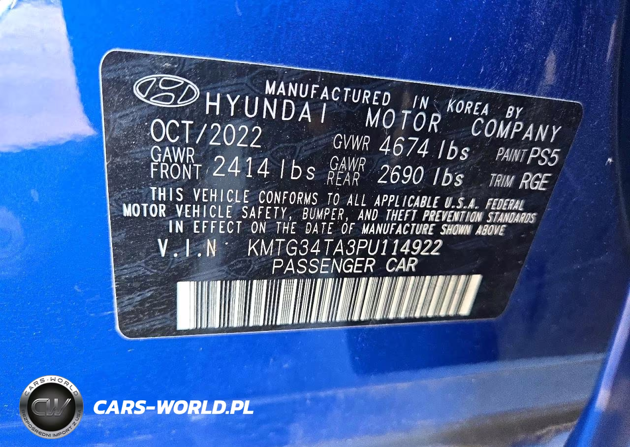 2023 Genesis G70 2.0T VIN:KMTG34TA3PU114922 - 13