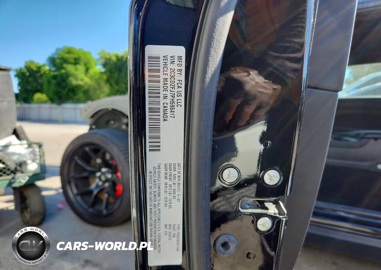 2023 Dodge Challenger R-T Scat Pack VIN:2C3CDZFJ7PH596417 - 12