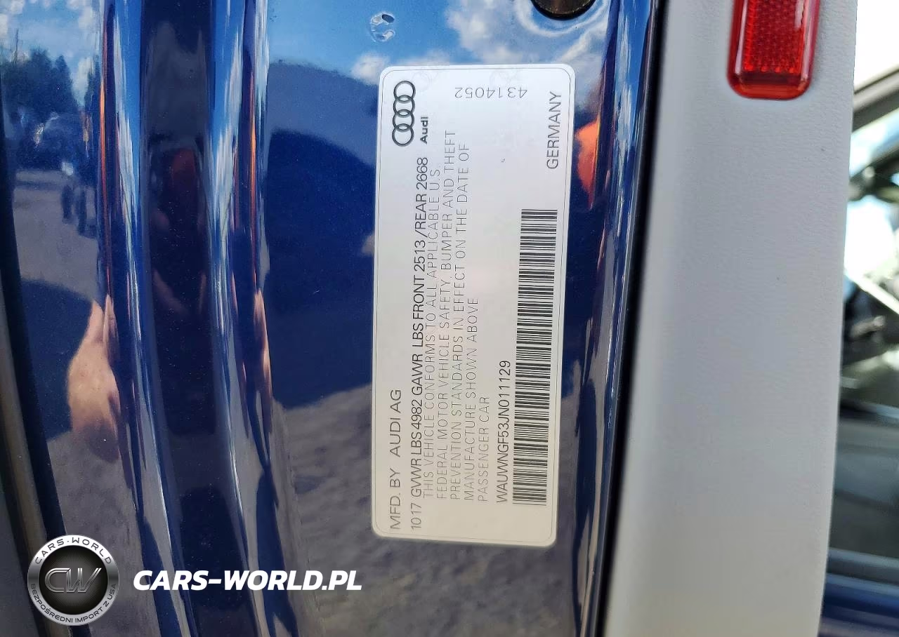 2018 Audi A5 Premium VIN:WAUWNGF53JN011129 - 12