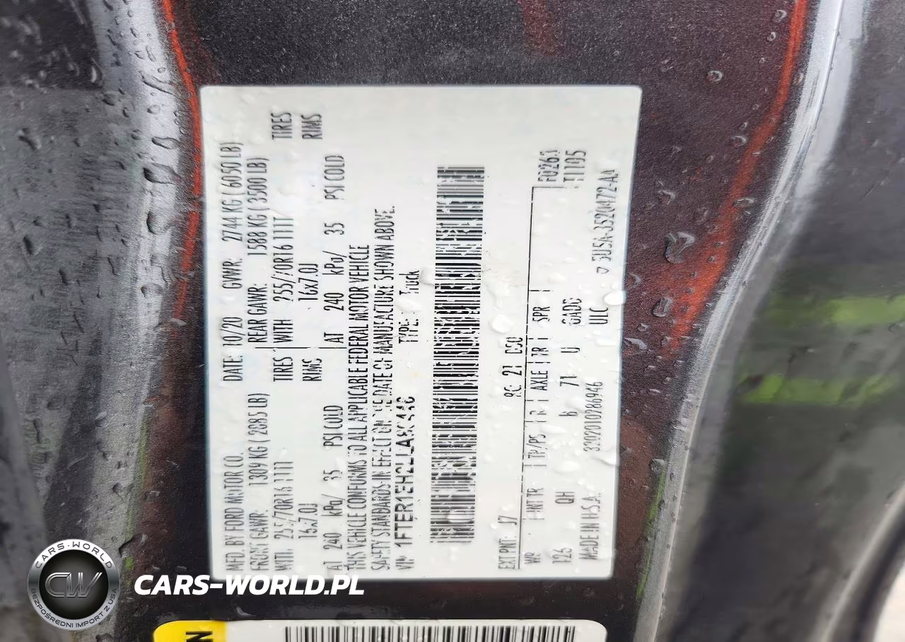 2020 Ford Ranger Xl VIN:1FTER1EH2LLA86446 - 12