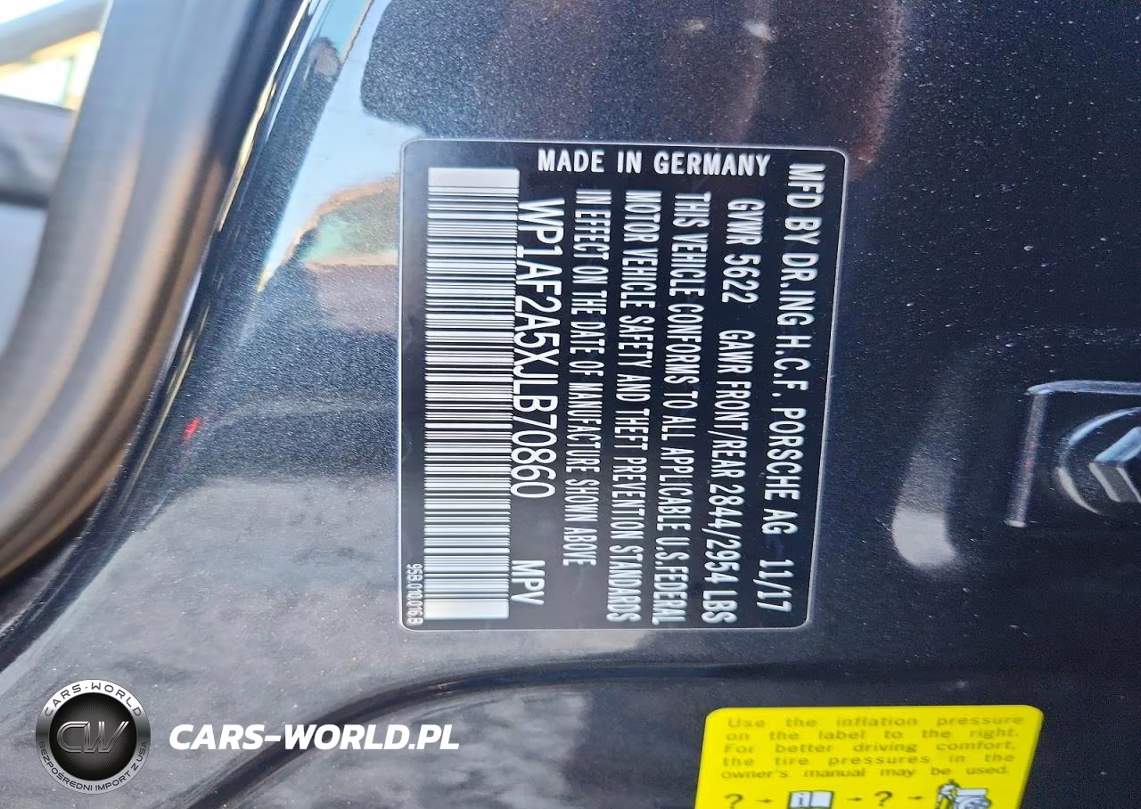 2018 Porsche Macan Turbo VIN:WP1AF2A5XJLB70860 - 13