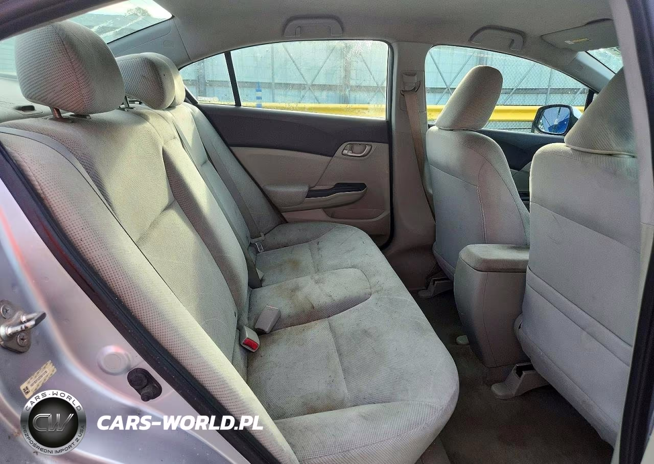 2012 Honda Civic Lx VIN:19XFB2F52CE013735 - 10