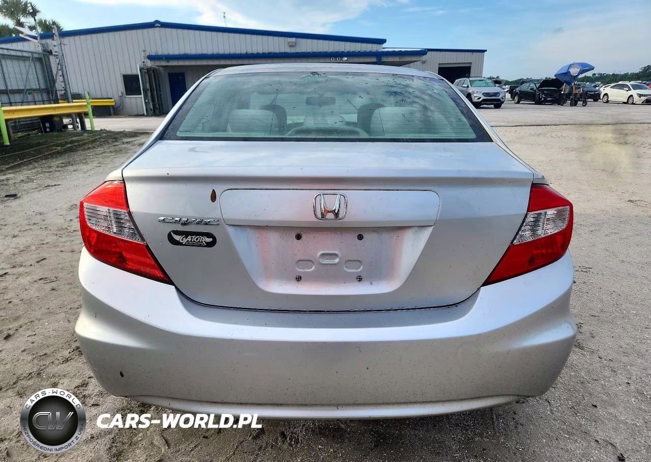 2012 Honda Civic Lx VIN:19XFB2F52CE013735 - 6