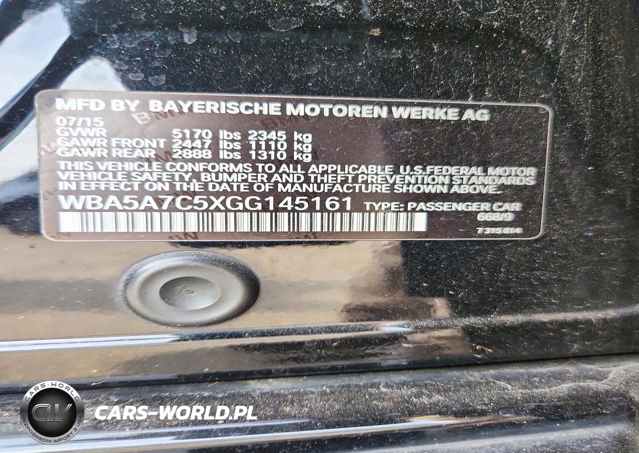 2016 BMW 528 Xi VIN:WBA5A7C5XGG145161 - 12