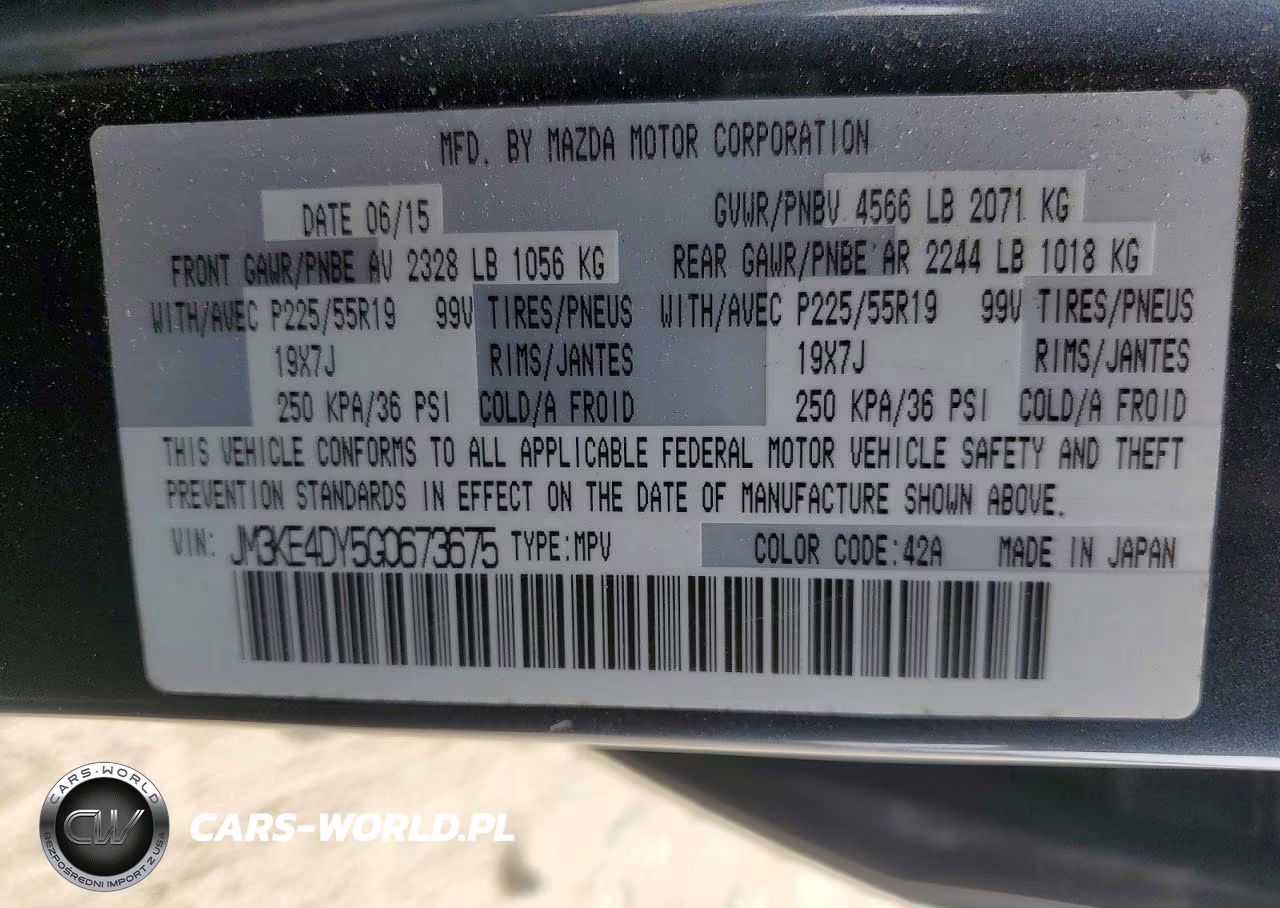 2016 Mazda Cx-5 Gt VIN:JM3KE4DY5G0673675 - 13
