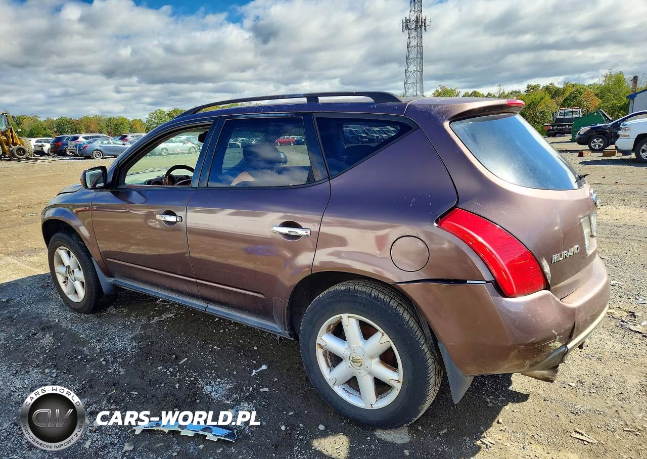 2004 Nissan Murano Sl VIN:JN8AZ08W24W326392 - 2