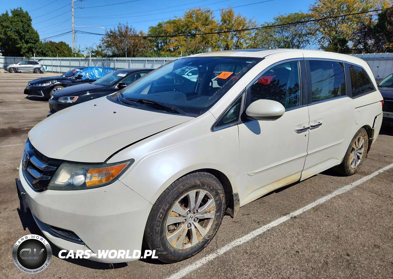 2014 Honda Odyssey Exl VIN:5FNRL5H60EB076900 - 1