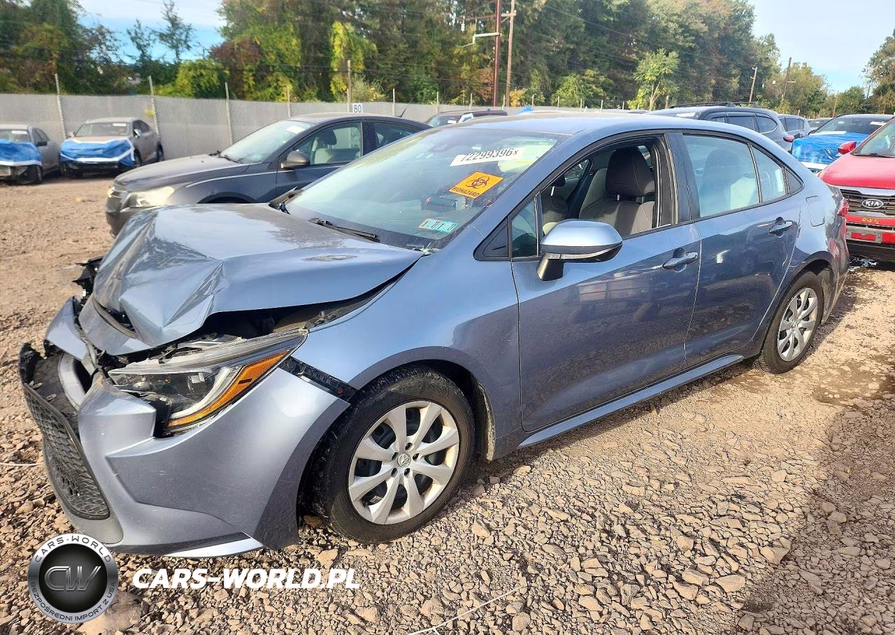 2021 Toyota Corolla Le VIN:5YFEPMAE9MP163017 - 1