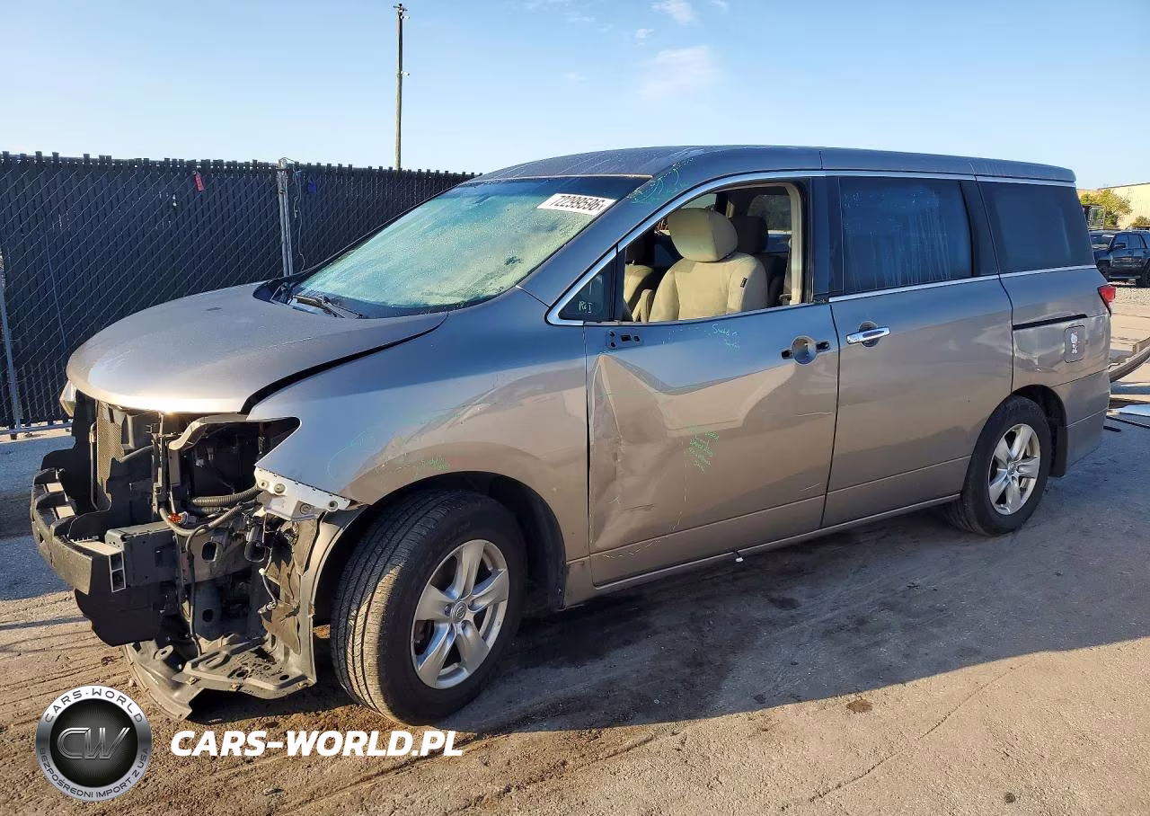 2011 Nissan Quest 3.5 S VIN:JN8AE2KP0B9002376 - 1