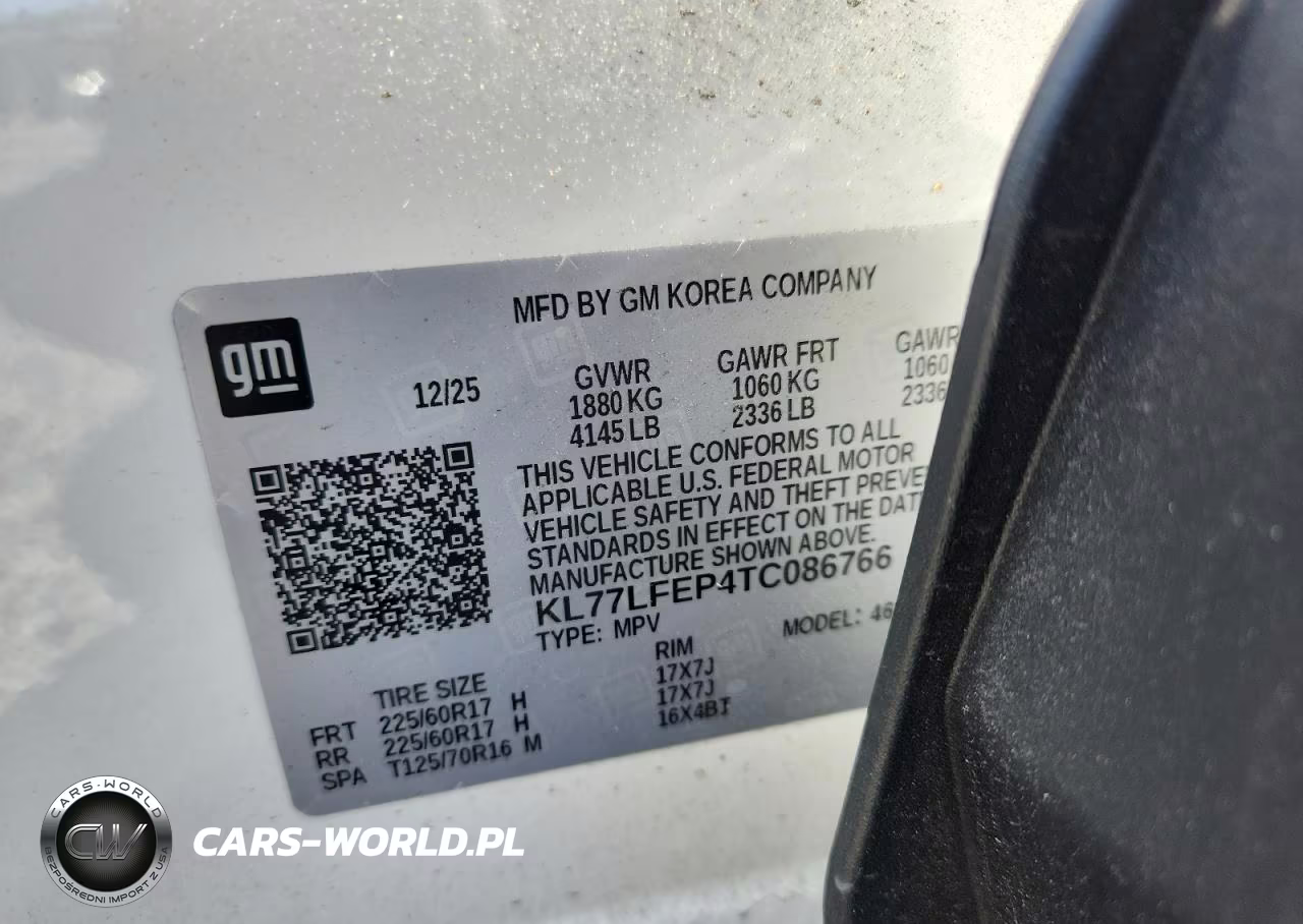 2026 Chevrolet Trax Ls VIN:KL77LFEP4TC086766 - 13