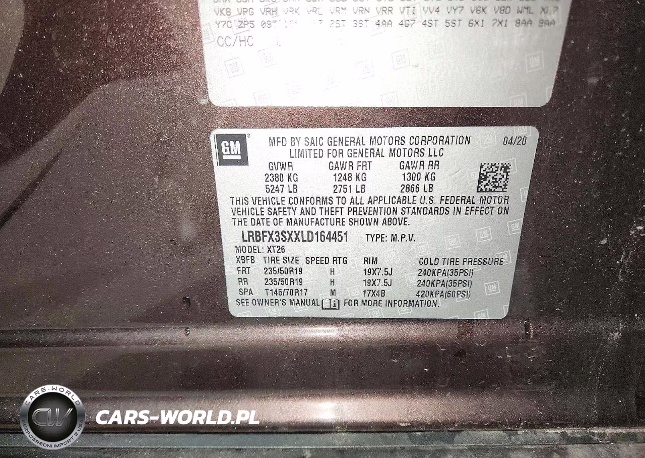 2020 Buick Envision Premium VIN:LRBFX3SXXLD164451 - 13