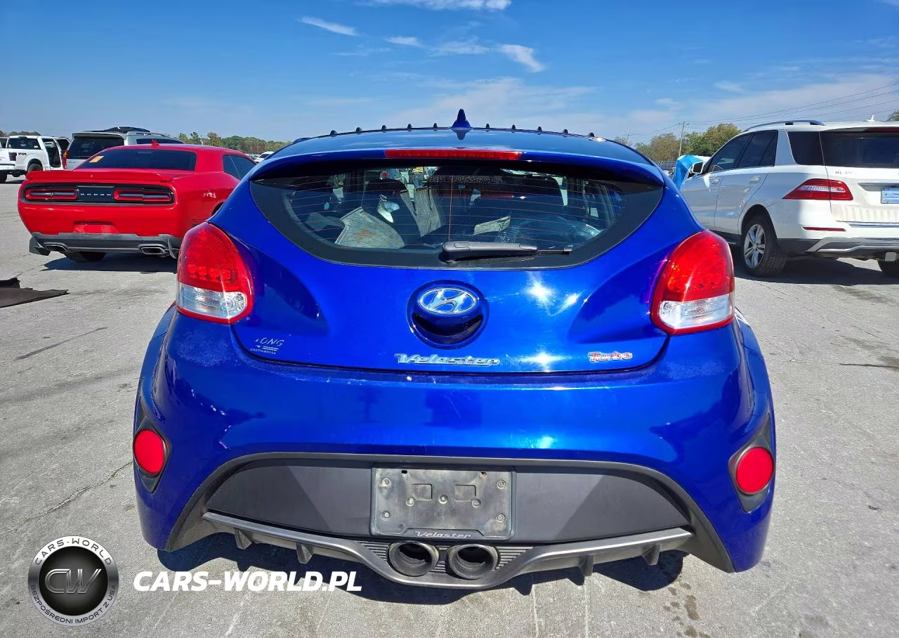 2013 Hyundai Veloster Turbo VIN:KMHTC6AE0DU156826 - 6