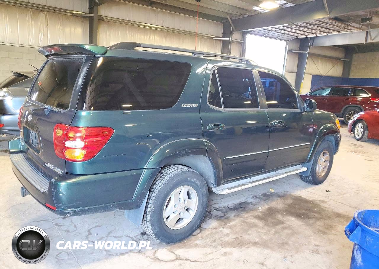 2002 Toyota Sequoia Limited VIN:5TDBT48A52S107131 - 3