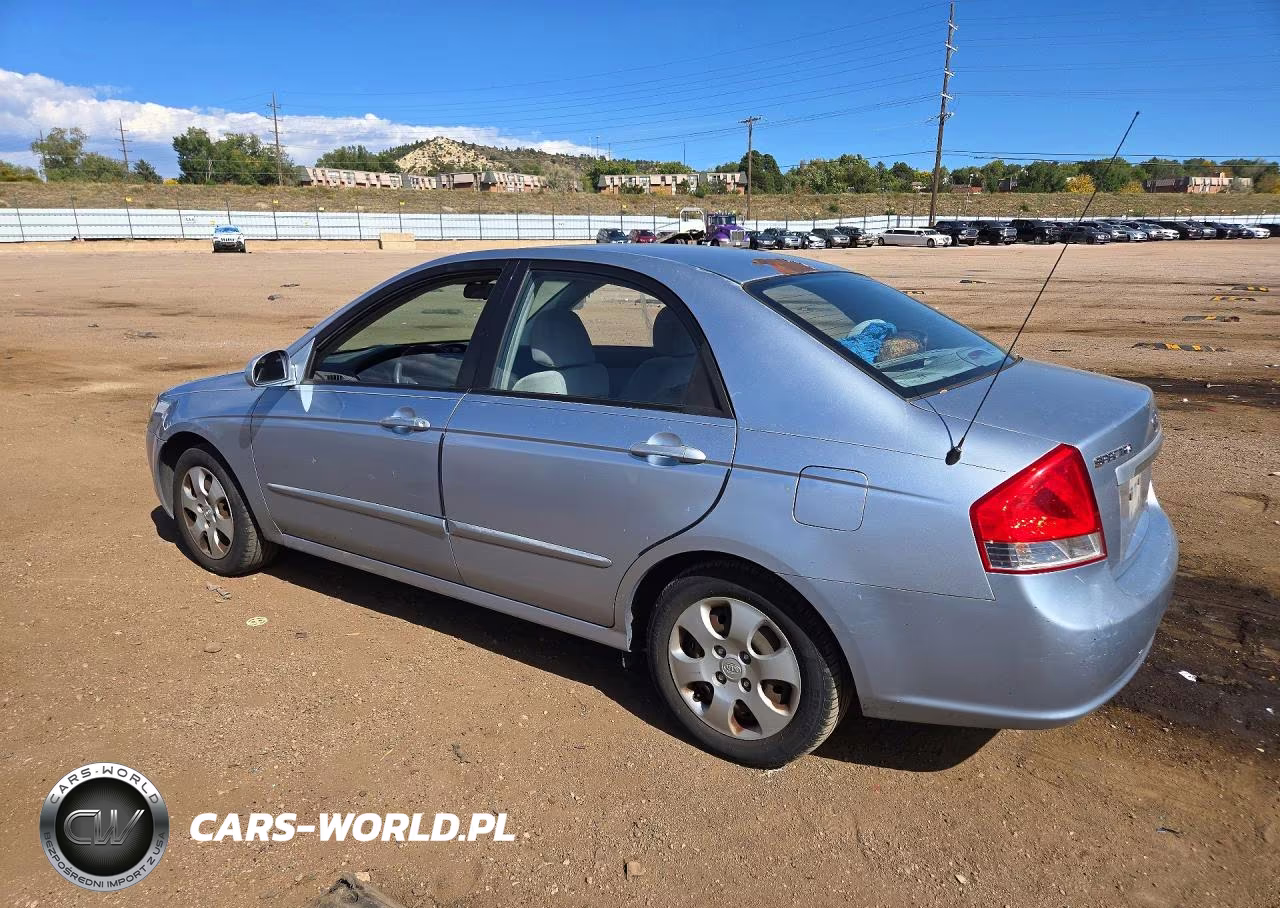 2007 Kia Spectra Lx VIN:KNAFE121775431758 - 2