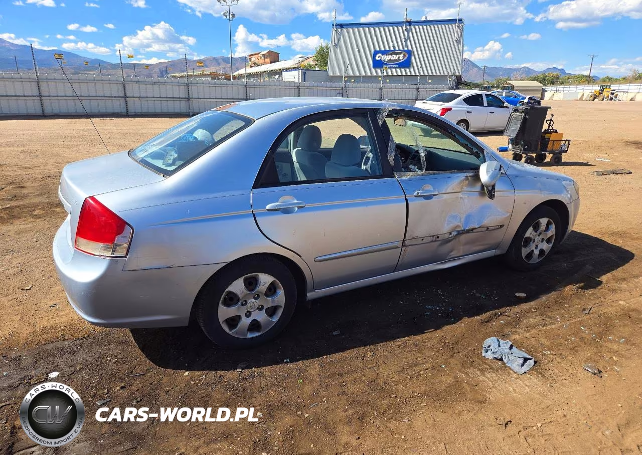 2007 Kia Spectra Lx VIN:KNAFE121775431758 - 3