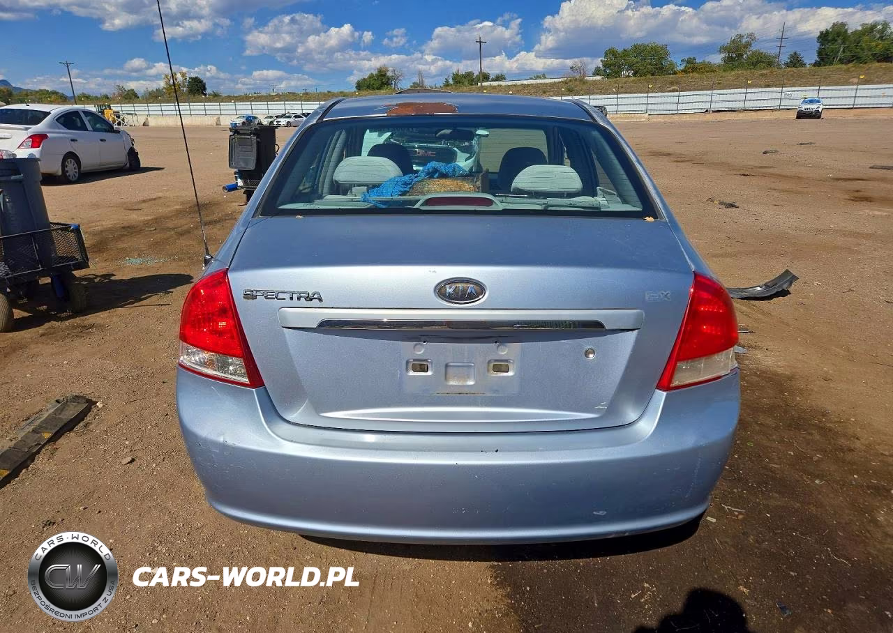 2007 Kia Spectra Lx VIN:KNAFE121775431758 - 6
