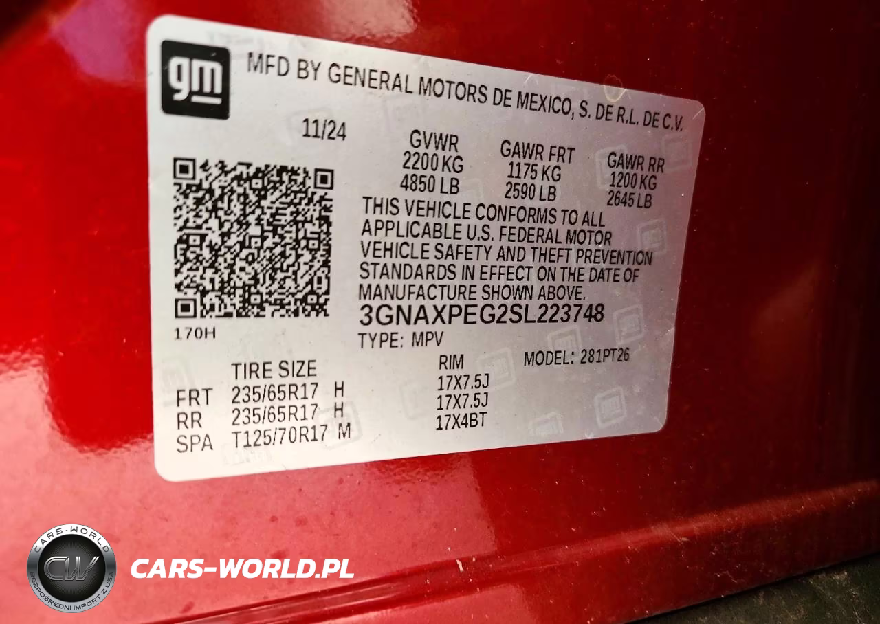 2025 Chevrolet Equinox Lt VIN:3GNAXPEG2SL223748 - 14